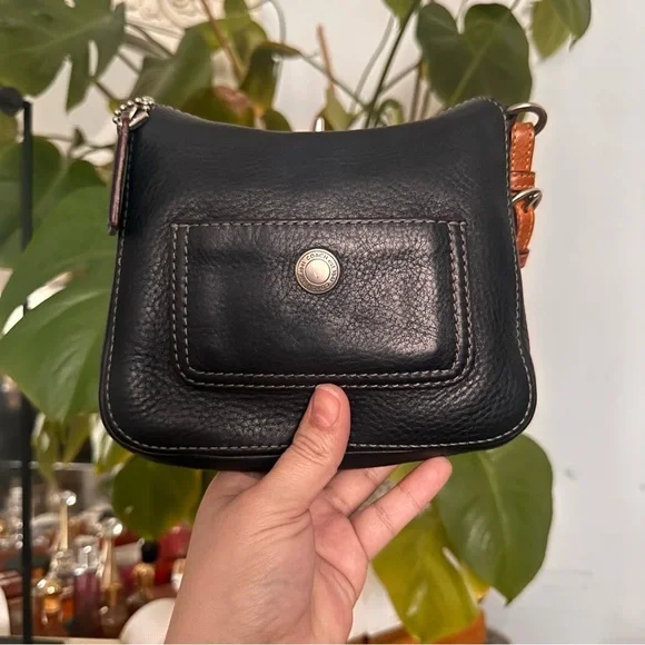 Y2K Coach mini Chelsea  Black Leather Bag - Picture 2 of 8